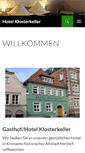 Mobile Screenshot of hotel-klosterkeller.com